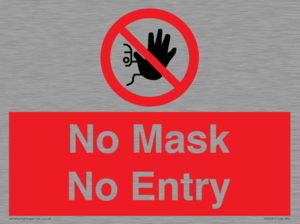 No Mask No Entry